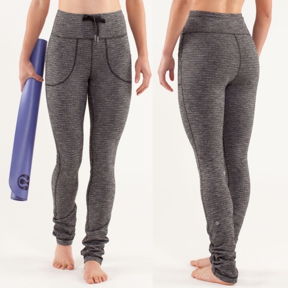 Lululemon Skinny Will Pant *Pique Black Sz 4 - Picture 9 of 9